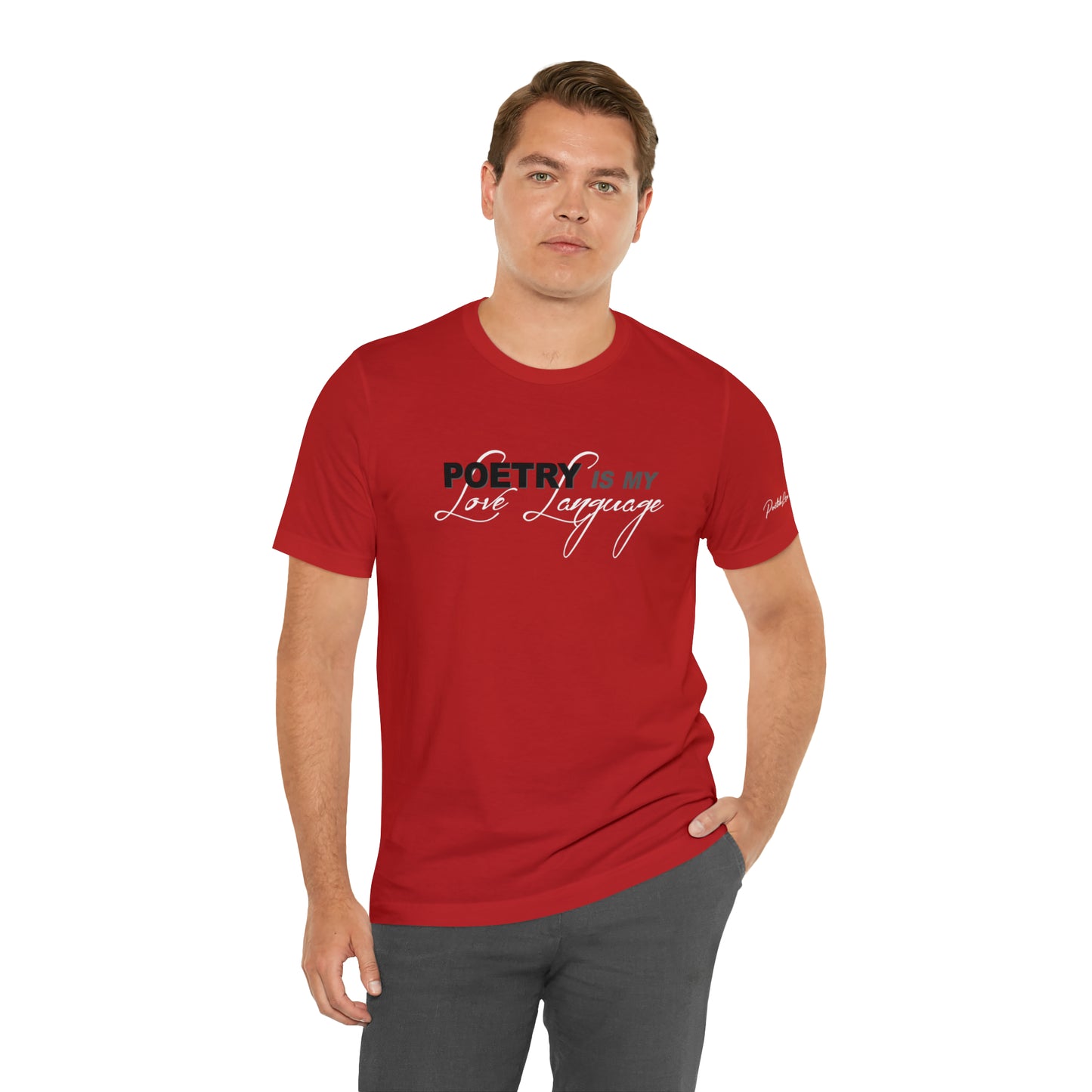 Love Language Red - Unisex Jersey Short Sleeve Tee