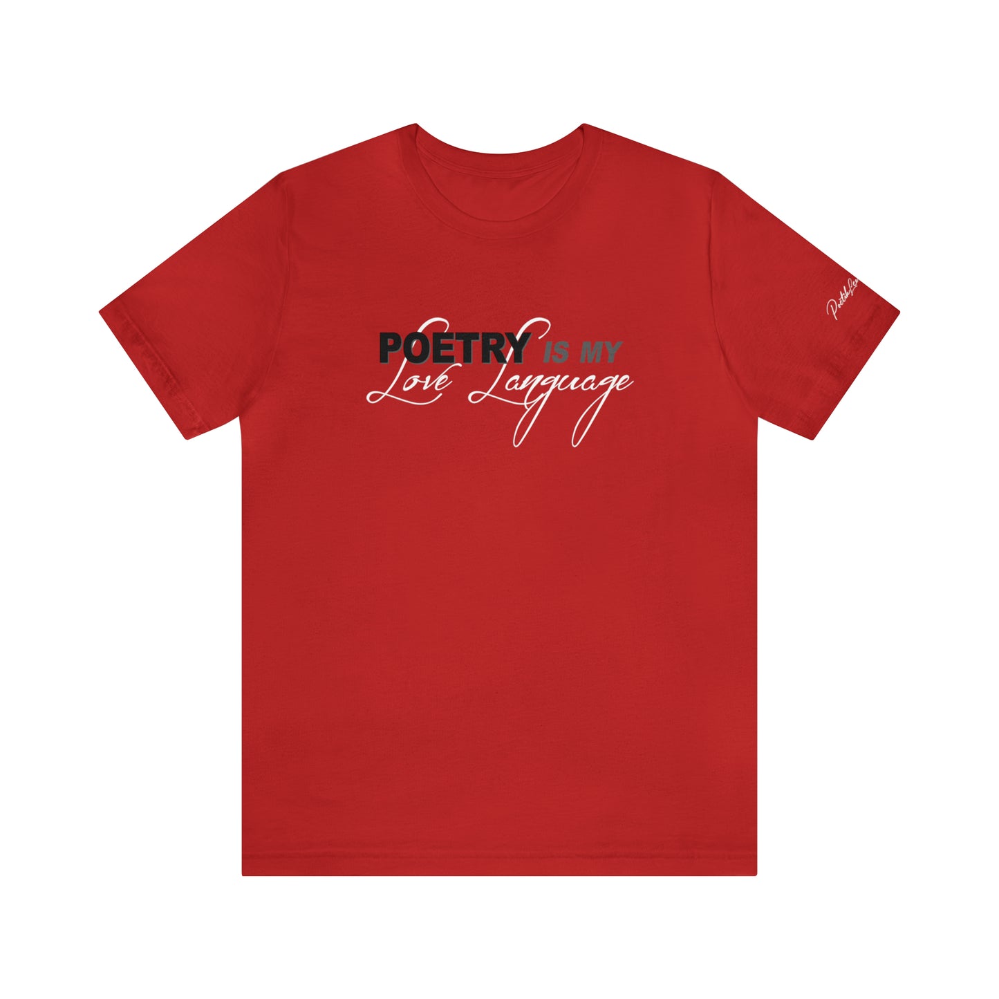 Love Language Red - Unisex Jersey Short Sleeve Tee