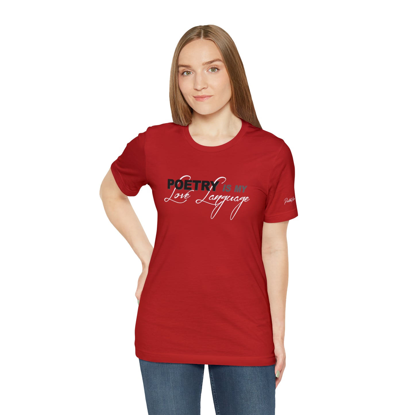 Love Language Red - Unisex Jersey Short Sleeve Tee