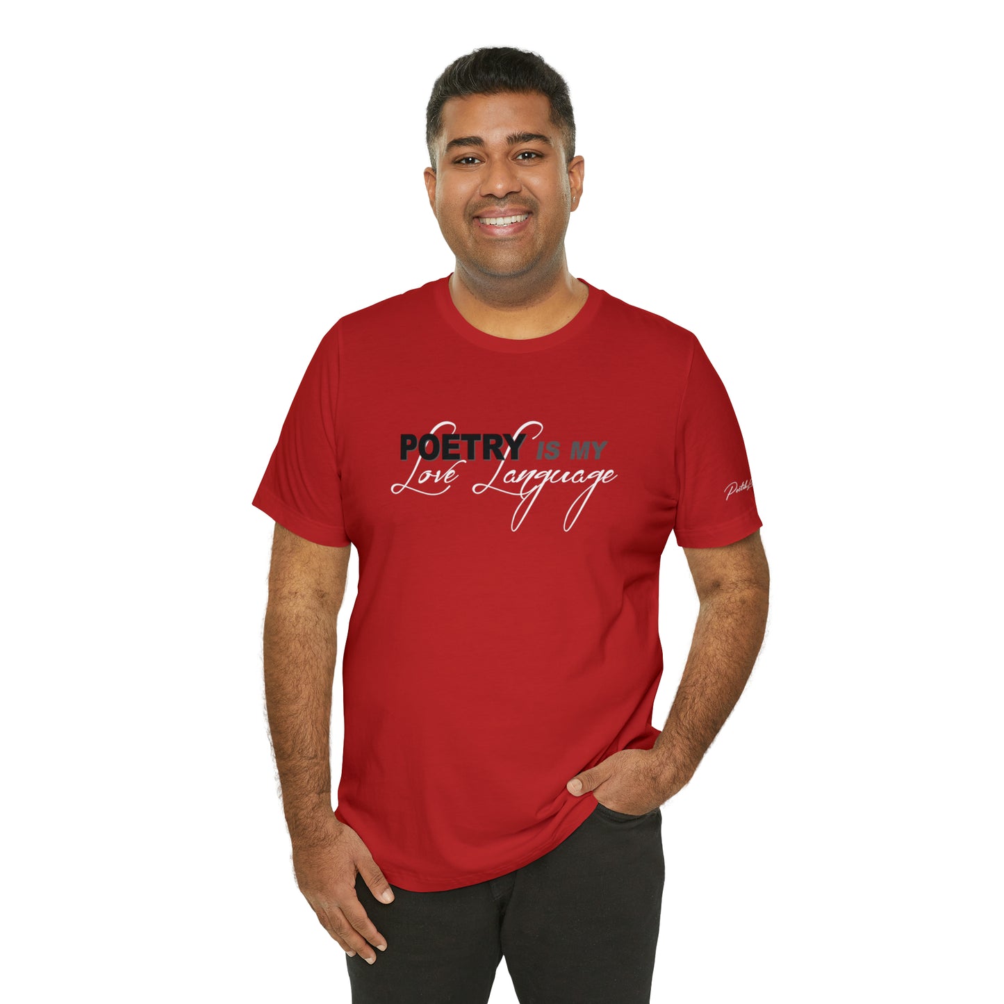 Love Language Red - Unisex Jersey Short Sleeve Tee