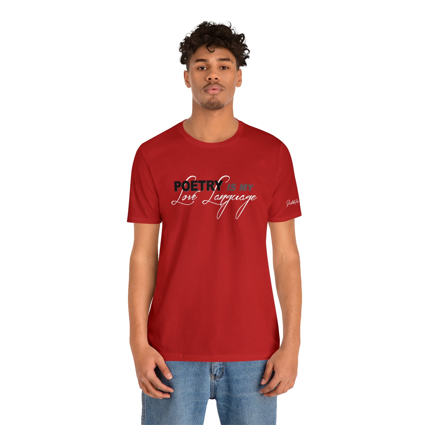 Love Language Red - Unisex Jersey Short Sleeve Tee