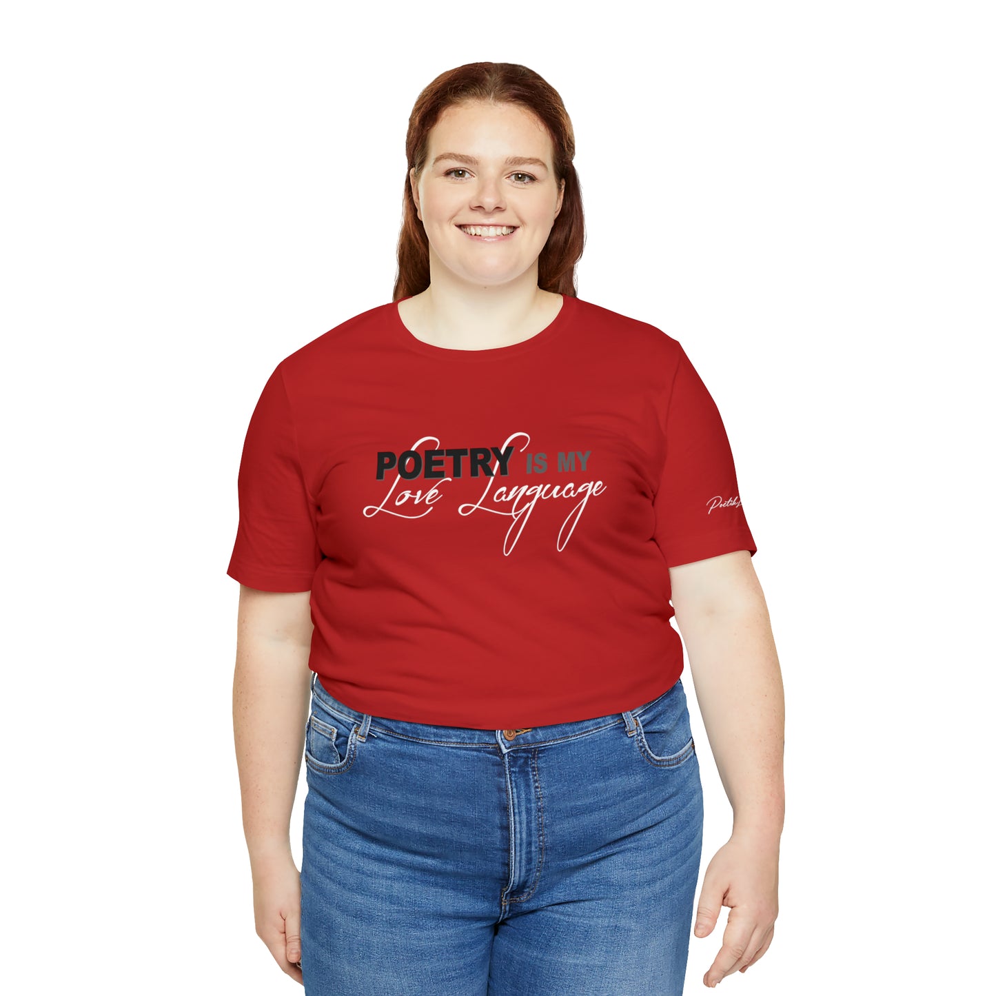 Love Language Red - Unisex Jersey Short Sleeve Tee